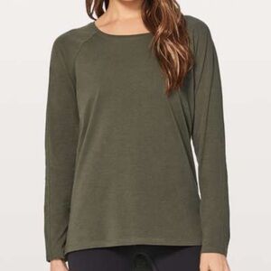 Lululemon dark green long sleeve